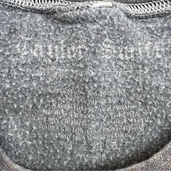 Taylor Swift Reputation Tour Crewneck Sweatshirt Stone Wash Grey Size Small - Picture 7 of 7